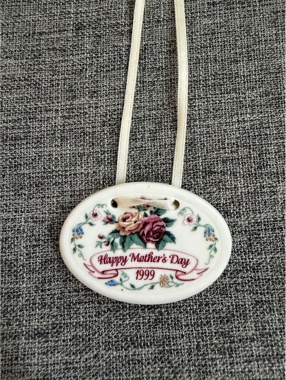 Longaberger Mothers Day Series 1999 Happy Mothers Day Tie On Made in USA